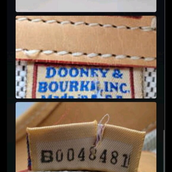 VINTAGE DOONEY & BOURKE 1975 with certificate Y2K Monogram DB - Picture 5 of 8